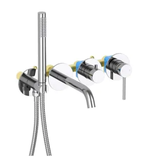 Смеситель для ванны Aquatek Европа AQ1344CR хром